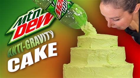 DIY Mountain Dew Anti-Gravity Cake