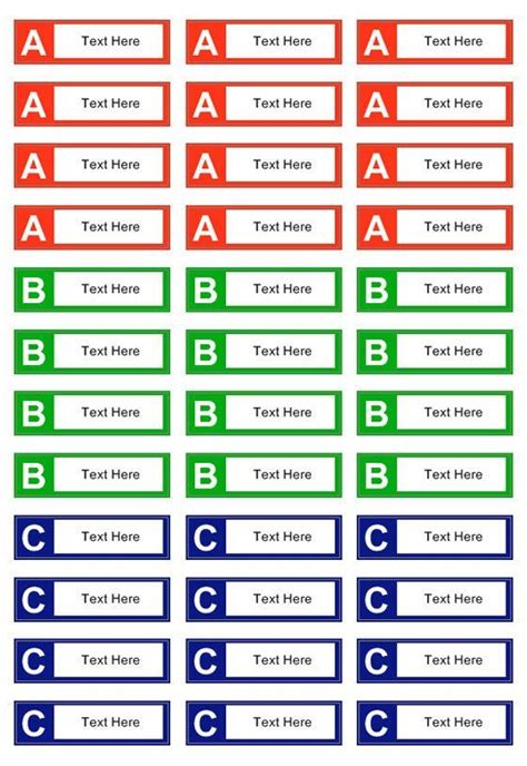 File Folder Label Template File Folder Label Templates to Create Office Folder Labels | Label ...