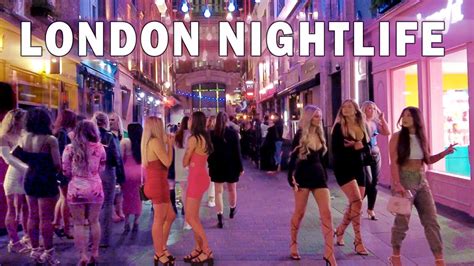 London Nightlife - Saturday Night in Central London | London Night Walk ...