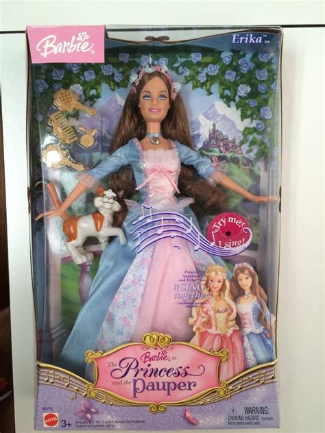 Barbie "Princess and The Pauper" Singing Erika Doll Mint in Box 2004 Age 3 | eBay Barbie Box, I ...