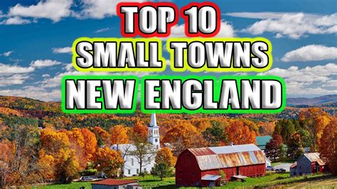 Best Small Towns in New England to Live [or buy a home] - YouTube