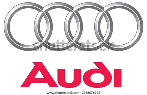 Audi Car Logo Vector Illustration Stock Vector (Royalty Free ...