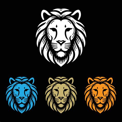 Lion Logo Vector, Cat logo, Lion Face vector, Cat Face Vector 35194672 ...