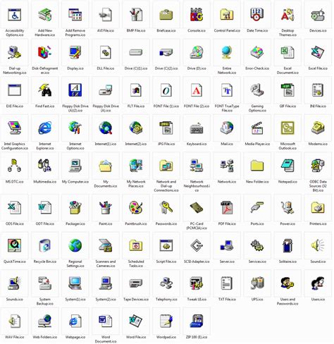 Windows 98 Icons