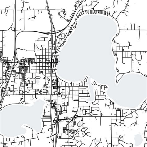 Forest Lake Minnesota Map Printable Printable Map for Office - Etsy