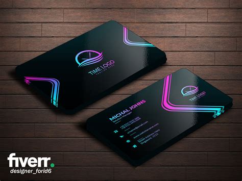 I will outstanding modern business card and visiting card design by designer_forid6 on Dribbble