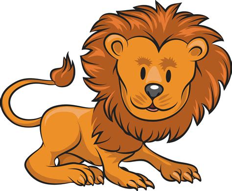 Lion Cartoon Clip Art - Gambar Kartun Hewan Singa - Png Download, clipart, png clipart | PNG ...