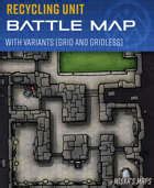 Recycling Unit - Sci-fi Battle Map - Miska's Maps | Miska's Sci-Fi Maps | DriveThruRPG.com