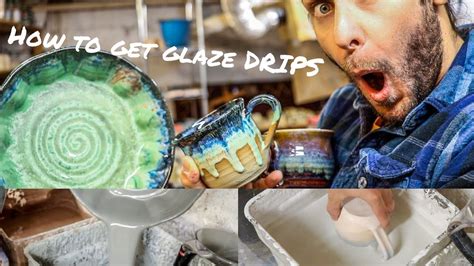 Pottery Glazing Techniques! Drips, Pouring, and More! - YouTube