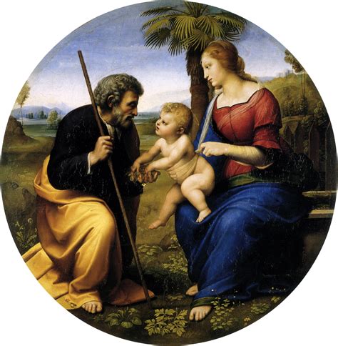 Ficheiro:Raphael The Holy Family with a Palm Tree.jpg – Wikipédia, a enciclopédia livre