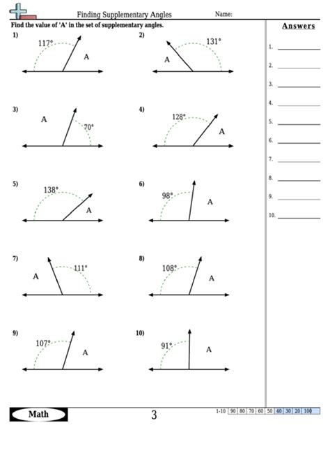 Vertical Angles Worksheet Pdf Answer Key - Herbalied