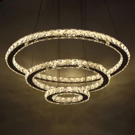 Modern LED Crystal Chandelier Lights Lamp For Living Room Cristal ...