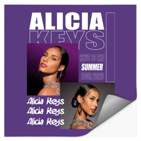 Alicia Keys Music Stickers K2, Keys To The Summer Tour 2023