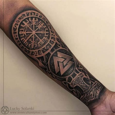 Viking Tattoo Sleeve, Men Tattoos Arm Sleeve, Norse Tattoo, Tattoo Sleeve Designs, Tattoo ...