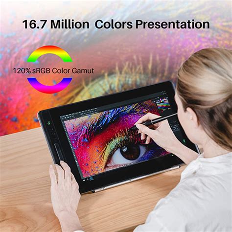 - HUION KAMVAS Pro 16 Graphics Drawing Tablet