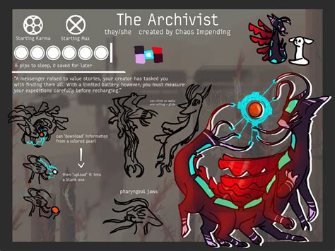 Rainworld OC - The Archivist by Orchuris on DeviantArt