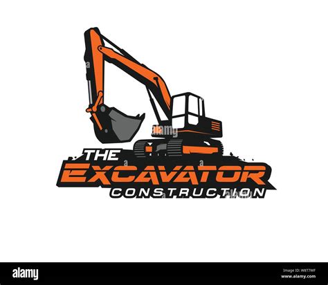 Excavator logo template vector. Heavy equipment logo vector for ...