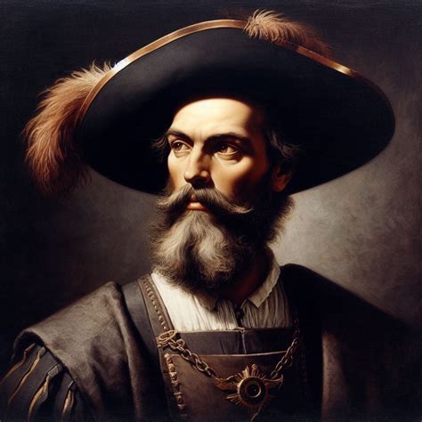 Ferdinand Magellan Portrait Artwork | Pixelz.cc