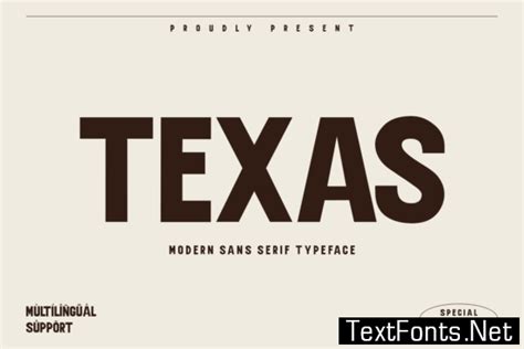 Texas Font