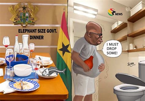 Pic Of The Day: Tilapia Breaks The Internet With His cartoon Of Nana Addo- Ghanaians reaction ...