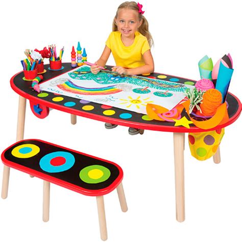 Super Art Table W Paper Roll - Toys 2 Learn