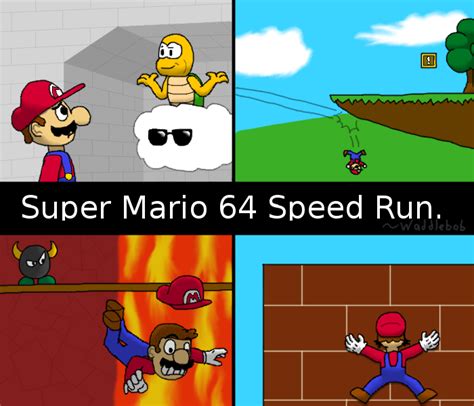 Super Mario 64 Speedrun by Waddlebob on DeviantArt