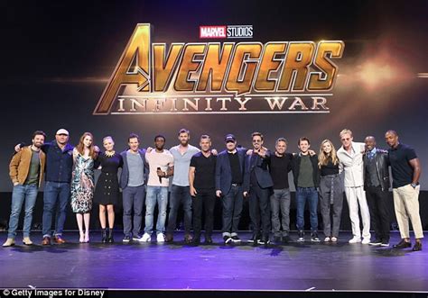 Chris Hemsworth and Elizabeth Olsen join Avengers at D23 | Daily Mail Online