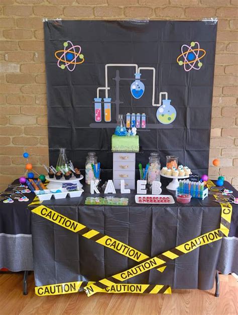 Science Party - 8th Birthday Set Up - DIY Party Central