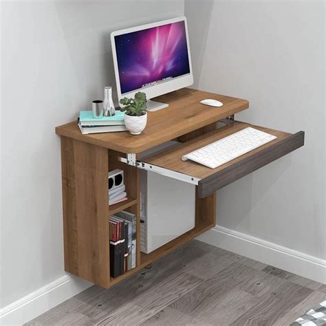 Computer Tower Wall Mounted Desk Design — Homebnc