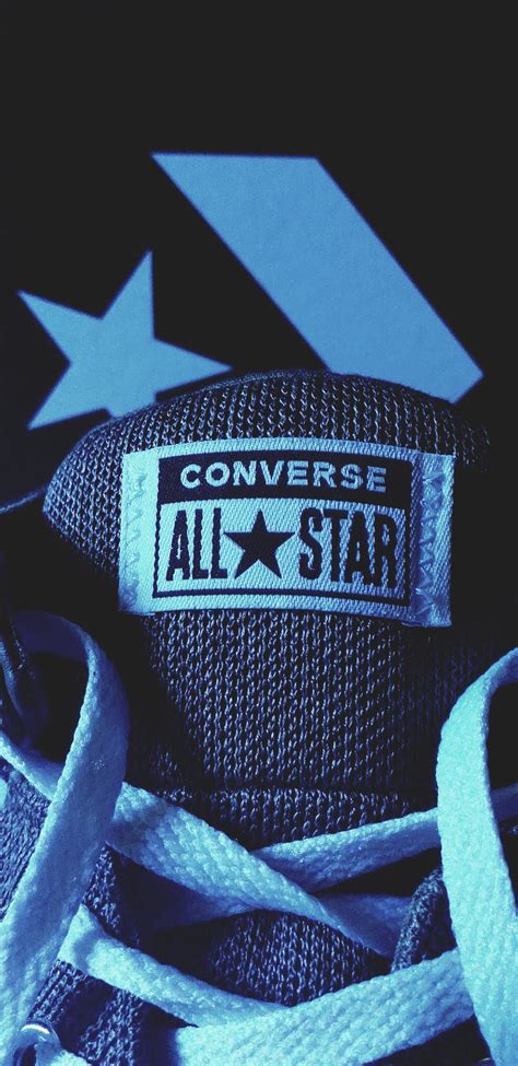 Download Blue All-star Converse Logo Wallpaper | Wallpapers.com