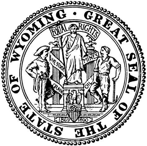 Seal of Wyoming | ClipArt ETC