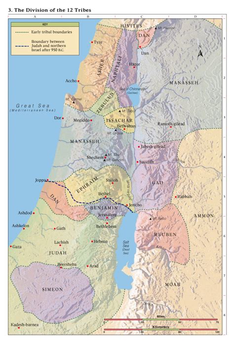 Books Of The Bible Maps- Geography And The Bible (Bible History Online ...