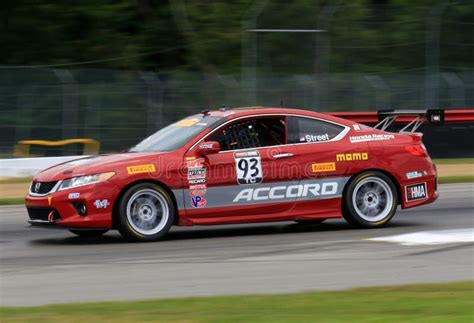 Pro Honda Accord Race Car on the Course Editorial Stock Photo - Image ...