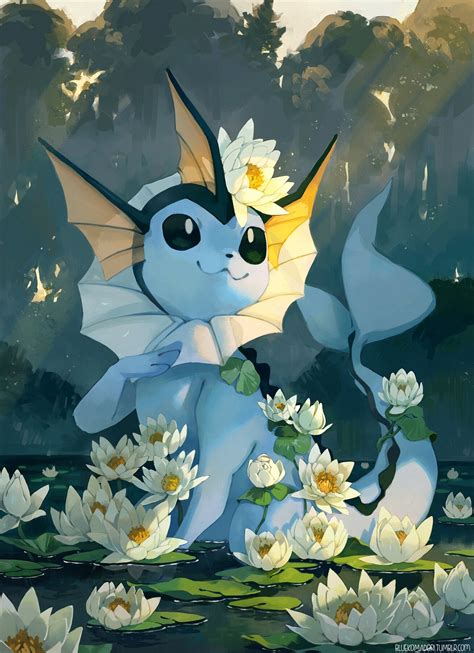 "Vaporeon" by bluekomadori (DeviantArt) : pokemon