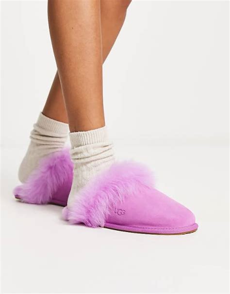 UGG Scuff Sis slippers in purple ruby | ASOS