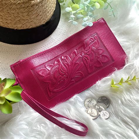 Leather wristlet wallet - Wristlet wallet women - woman wallet ...