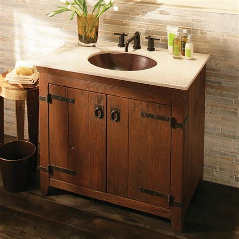 Reclaimed Wood Bathroom Cabinet – Rispa