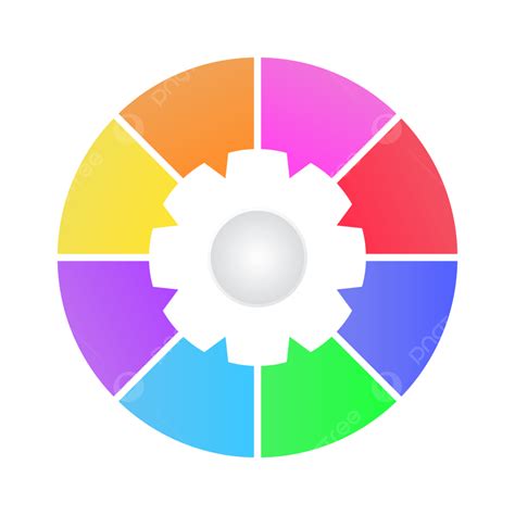 Infographic Circle Color Gradient, Infographic, Circle, Infographic Set ...