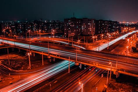 Time Lapse Photography of Road during Night Time · Free Stock Photo