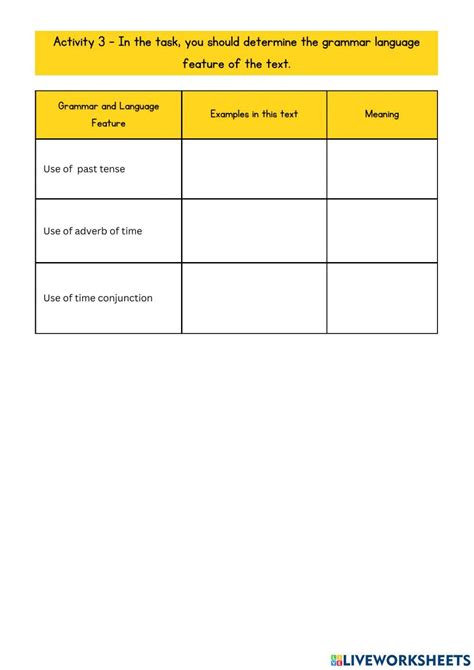 Narrative Text 2208 | yenism | Live Worksheets