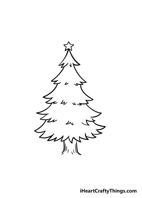 Christmas Tree Drawing
