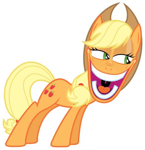 Applejack's creepyface by ZuTheSkunk on DeviantArt