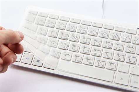 with keyboard Braille Keyboard Cover Dust Covers