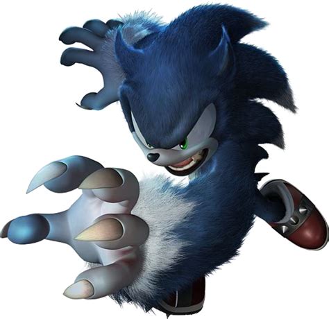 Sonic The Werehog Photo Sonicunleashed - Sonic The Hedgehog Beast Clipart - Large Size Png Image ...