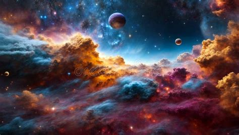 Beauty of the Cosmos with a Breathtaking Rendering of the Universe, Featuring Intricate Galaxies ...