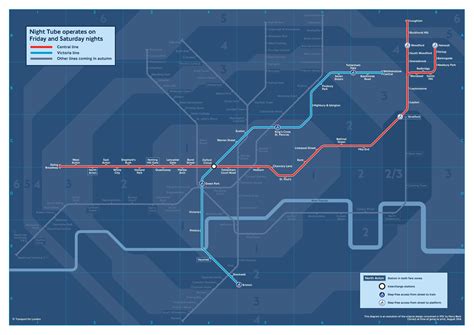 First Look At The New Night Tube Map | Londonist