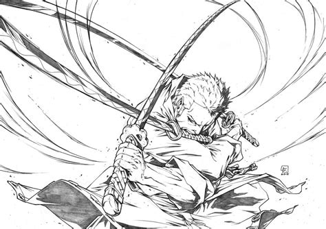 2B (Nier) vs Roronoa Zoro