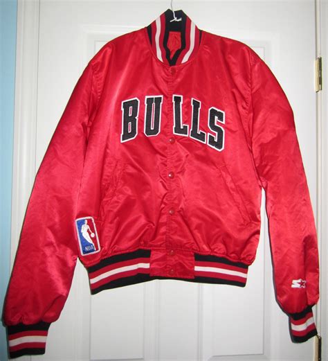 Vintage Sports Apparel: Vintage Chicago Bulls Satin Starter Jacket ...