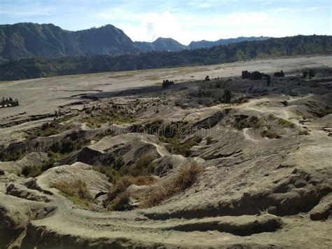 Rocks in the Crater of Mount Bromo Stock Photo - Image of batok, asia ...