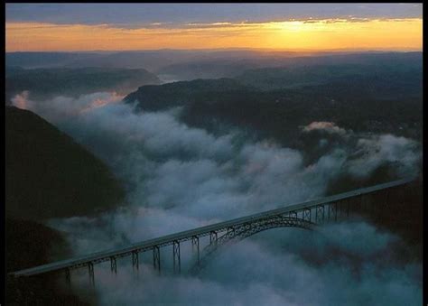 Sunrise at Gauley Bridge